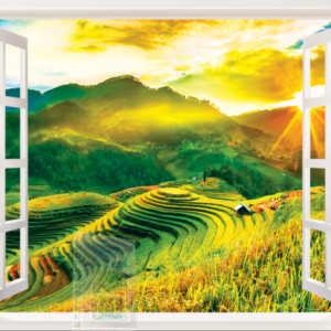 Tranh dán tường 3D