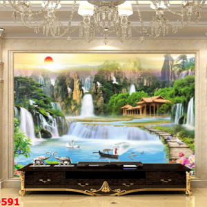 Tranh dán tường 3D