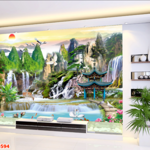 Tranh dán tường 3D