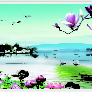 Tranh dán tường 3D